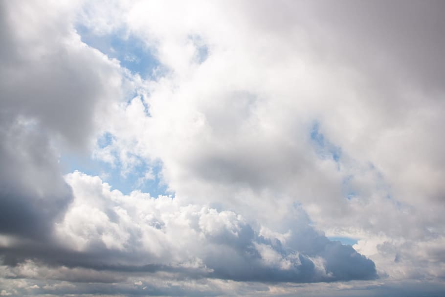 air, background, blue, cloud, cloudscape, cloudy, horizontal HD wallpaper