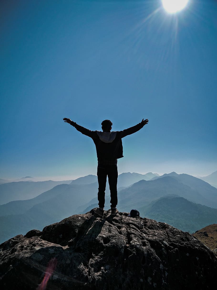mountains, explore, moody, traveller, silence, stone, trekking HD wallpaper