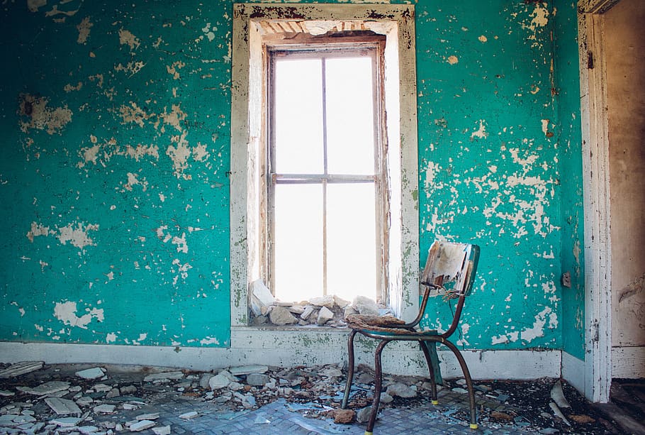 abandoned, house, decay, window, architecture, building, entrance HD wallpaper