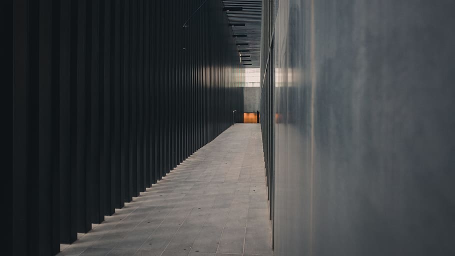 Gray Concrete Wall, architecture, blur, bridge, building, business HD wallpaper
