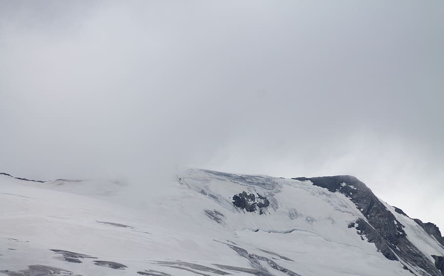 austria, grossglockner, snow, mountain, alps, rock, cold temperature HD wallpaper