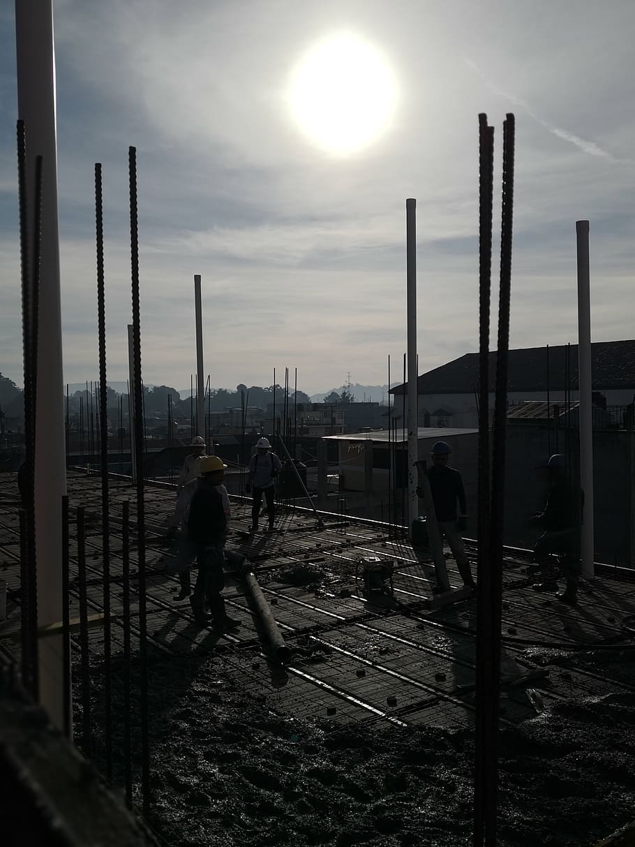 construction, terraces, architecture, ceiling, structure, sky HD wallpaper