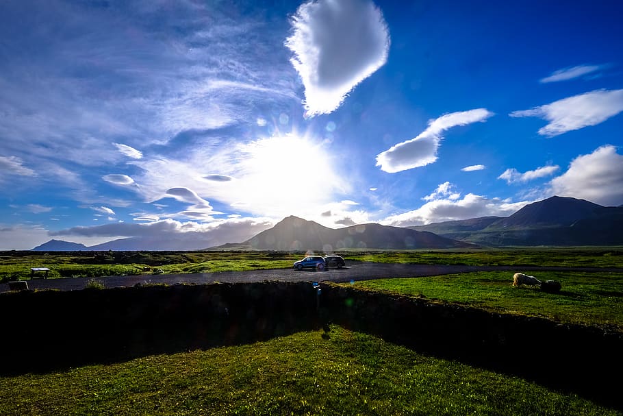 sky, scenics - nature, landscape, environment, mountain, cloud - sky HD wallpaper