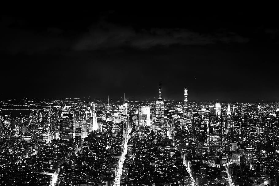 Online crop | HD wallpaper: new york, united states, black and white ...