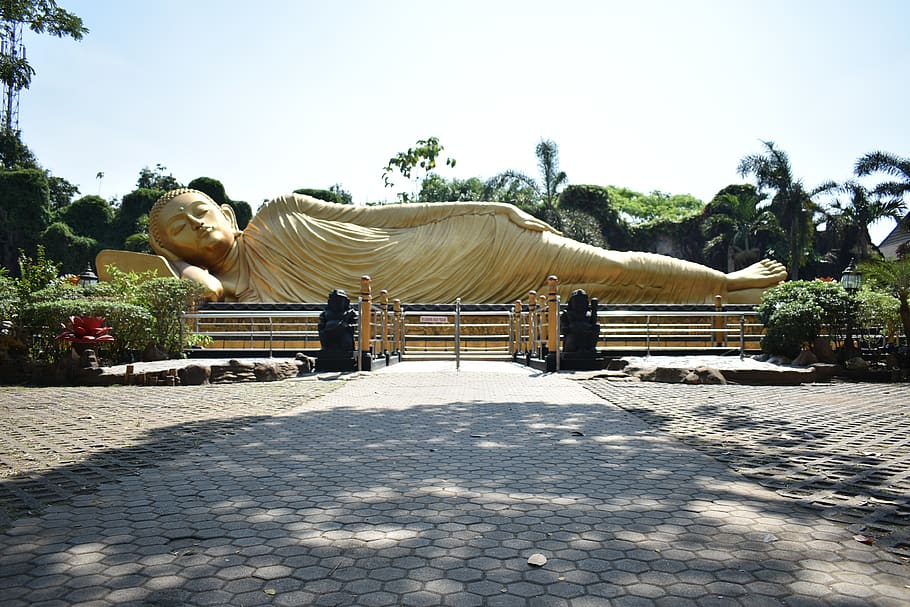 java, religion, temple, statue, mojokerto, patung, buddhist HD wallpaper