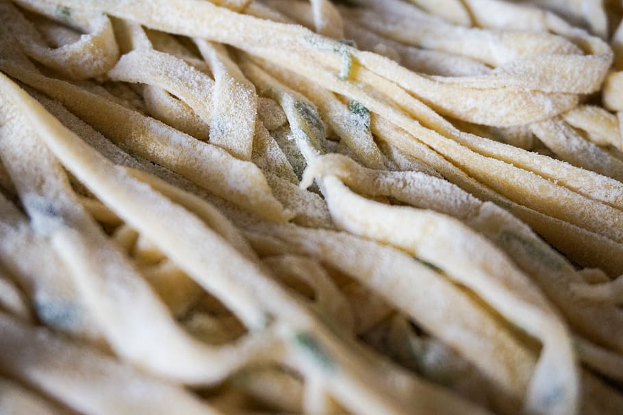 close up, flour, pasta, noodles, green, bege, colour, full, HD wallpaper