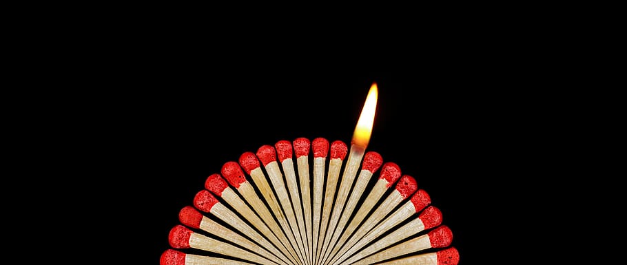match, flame, conflagration, lighter, matches, sticks, match head HD wallpaper