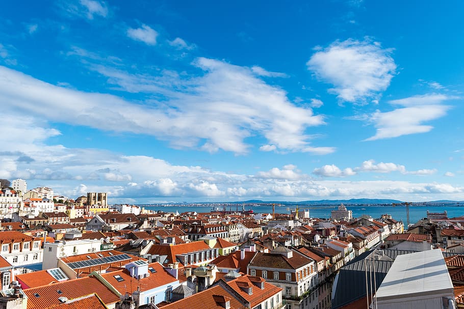 portugal, lisbon, building exterior, architecture, built structure HD wallpaper