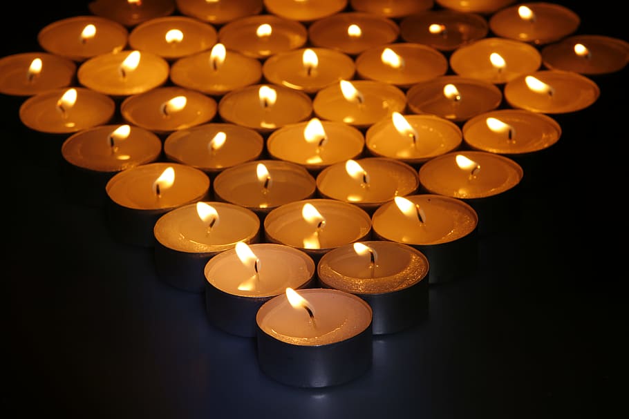 candle, candles, wax, flame, fire, light, burning, illuminated HD wallpaper