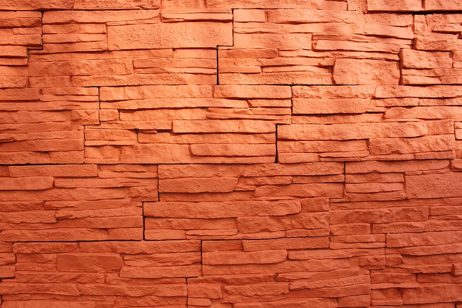 red sandstone cladding texture