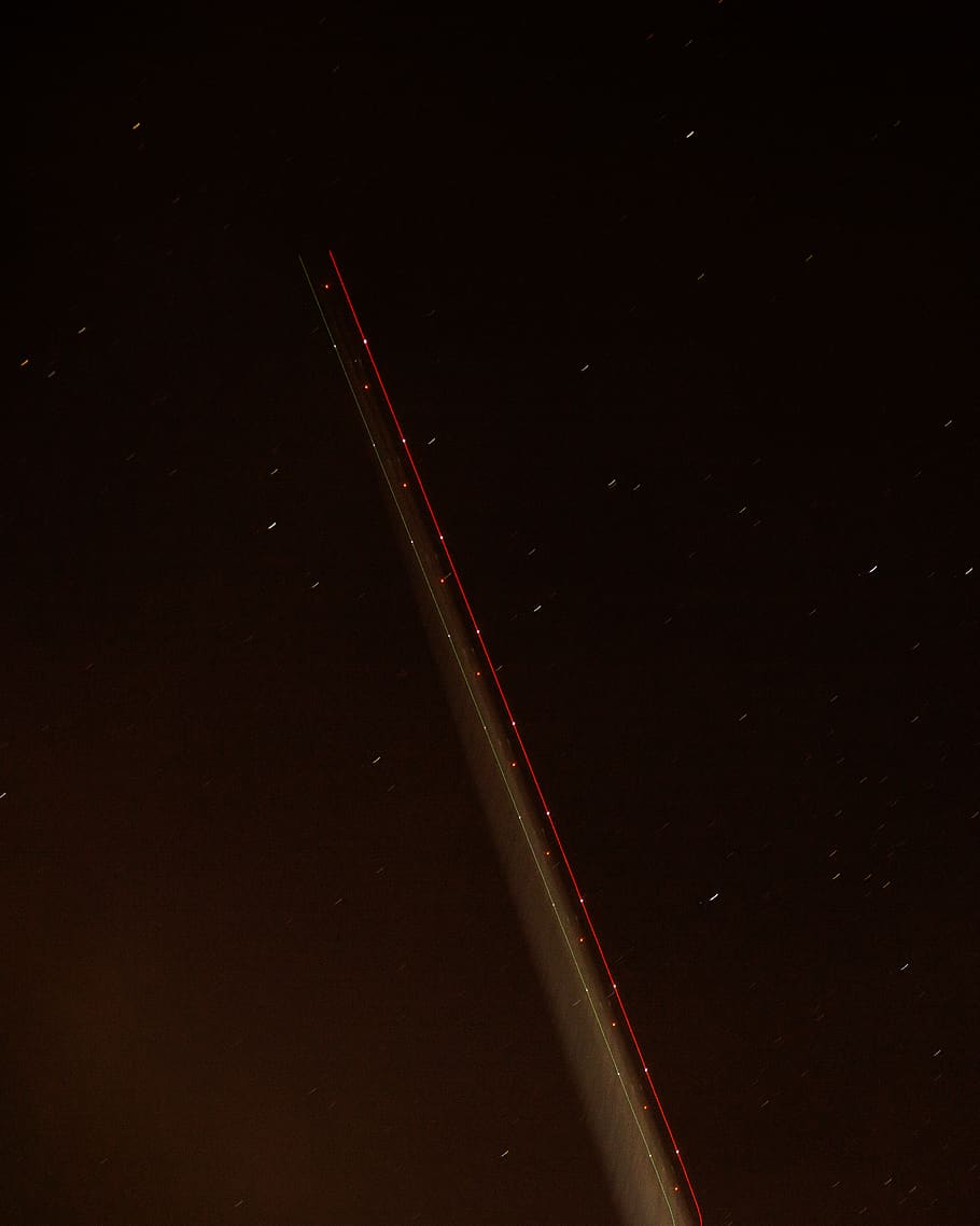 airtrail, no people, night, copy space, studio shot, long exposure HD wallpaper