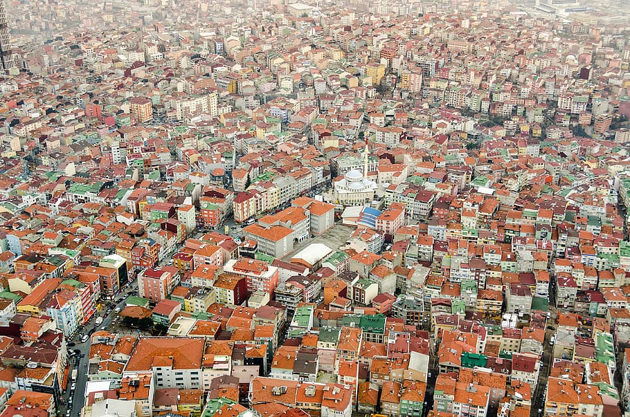 architecture, building, infrastructure, residences, aerial HD wallpaper