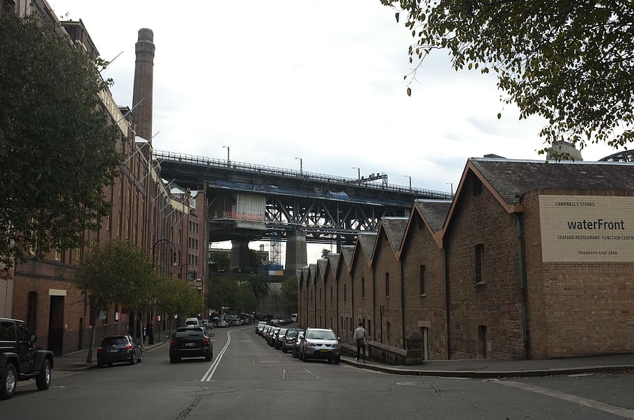 factory, bridge, architecture, motor vehicle, built structure HD wallpaper
