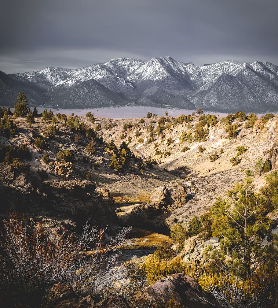 united states, mammoth lakes, hot creek geological site, river bed, HD wallpaper