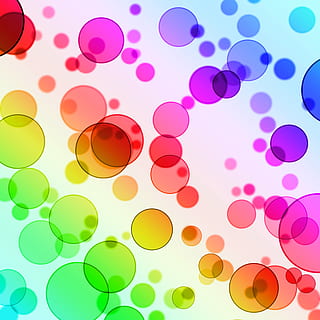 abstract, background, beautiful, bright, bubbles, circles, color HD wallpaper