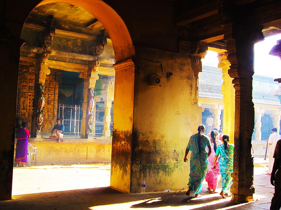 architecture, built structure, women, real people, religion HD wallpaper