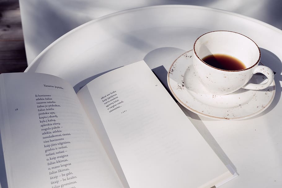 white and black ceramic mug, drink, cup, refreshment, food and drink HD wallpaper