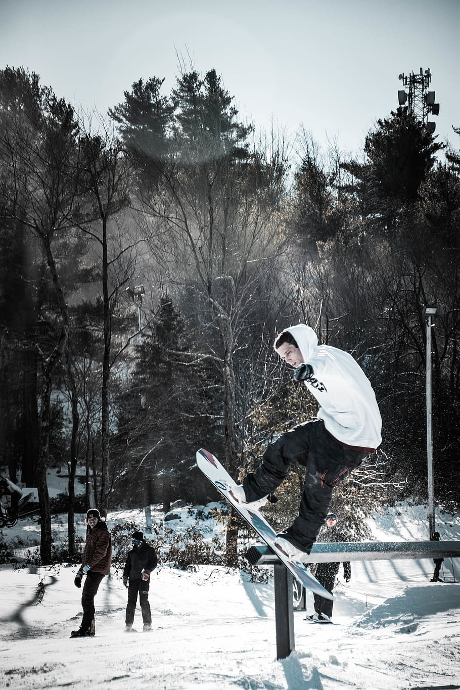 Snowboard Exhibition, action, cold, enjoyment, fun, man, person HD wallpaper