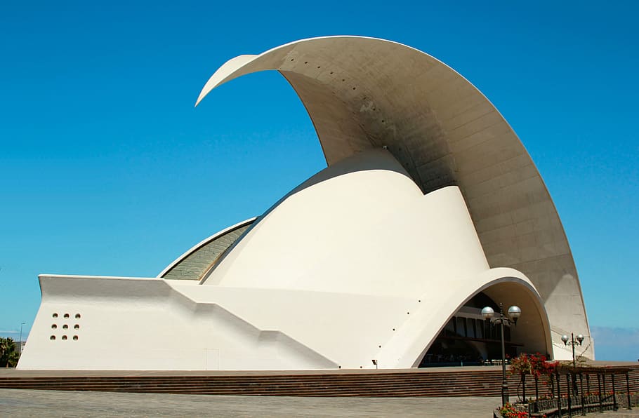 white concrete dome building, architecture, built structure, sky HD wallpaper
