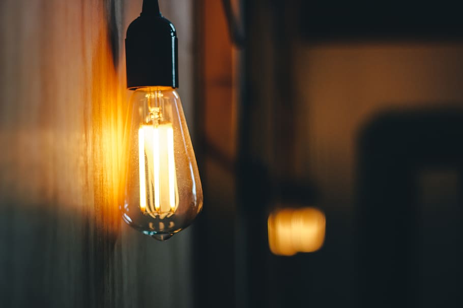 lightbulb, lighting equipment, light bulb, illuminated, electricity HD wallpaper