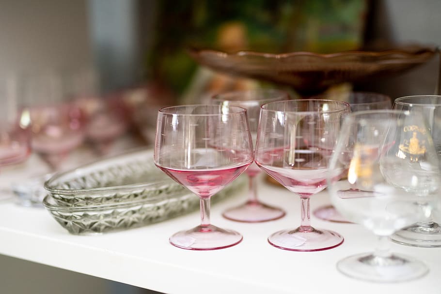 tableware, glasses, plate, decor, vintage, refreshment, food and drink HD wallpaper