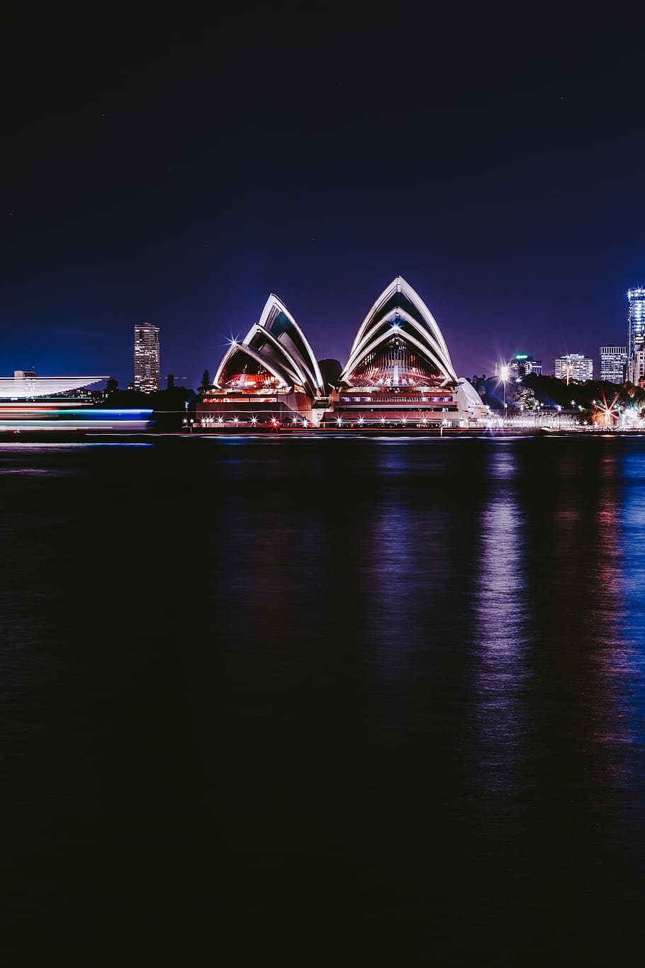 Sydney Opera during night time, architecture, built structure, HD wallpaper