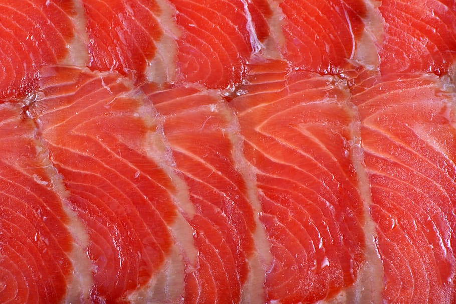 food, fish, red, trout, salty, natural, tasty, healthy, diet HD wallpaper