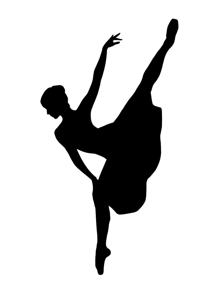 silhouette, ballet, dancer, woman, performance, elegance, person, HD wallpaper