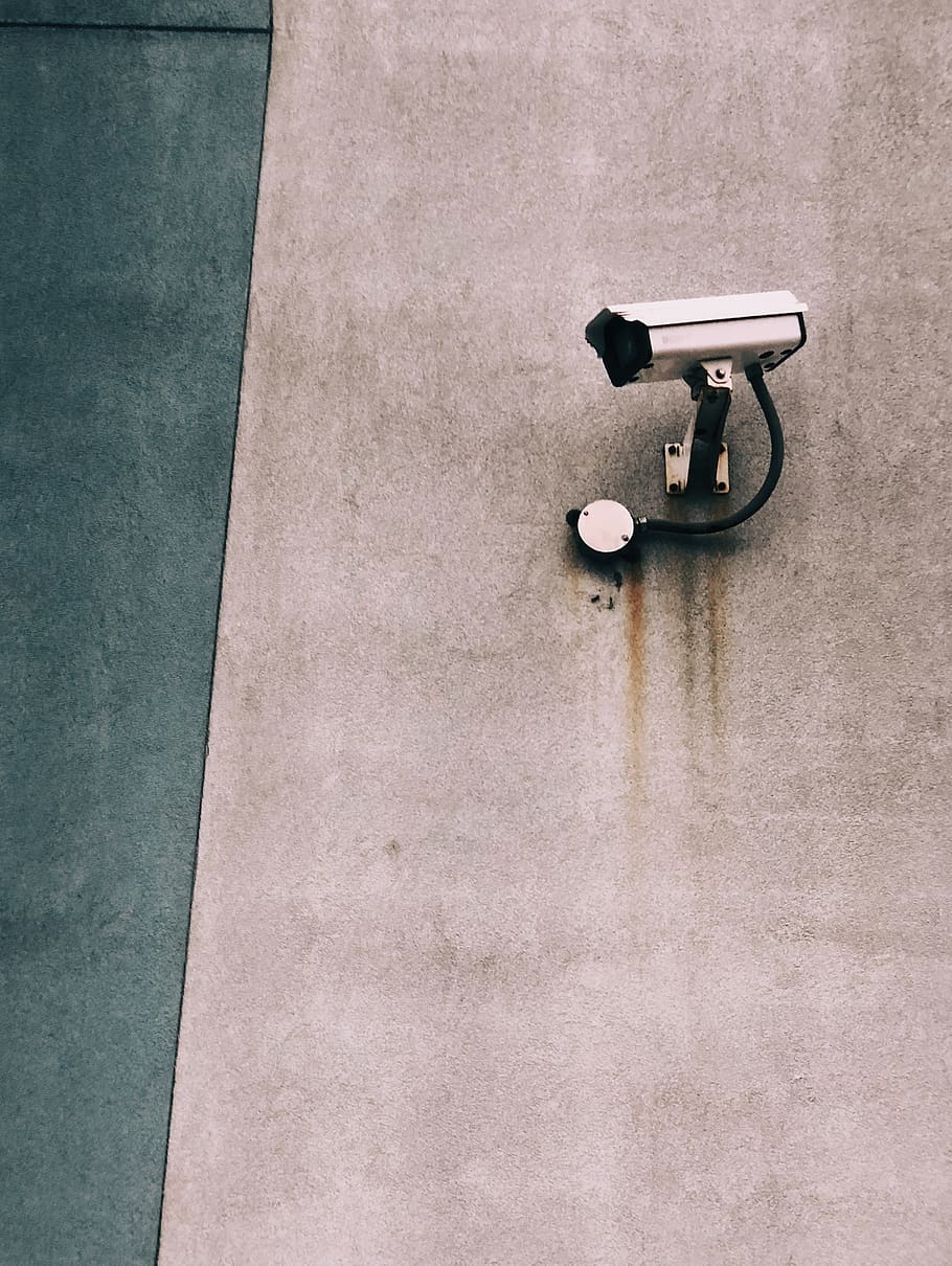 camera, security, no people, close-up, indoors, high angle view HD wallpaper
