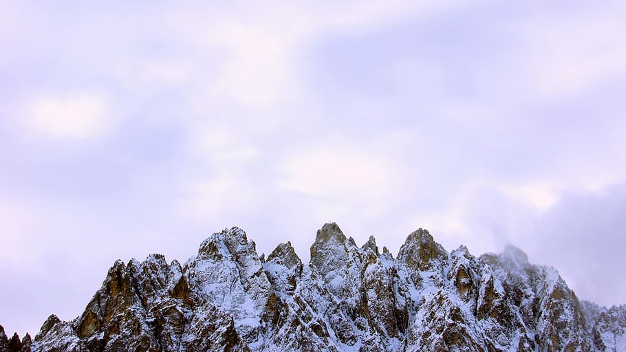 nature, outdoors, mountain, mountain range, peak, ice, snow HD wallpaper