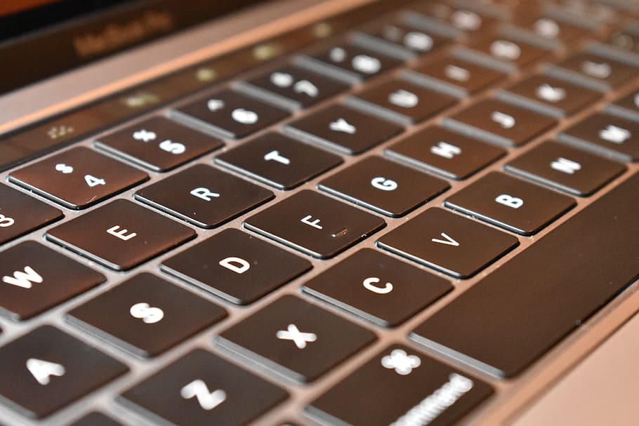 computer, apple, macintosh, esc, laptop, office, technology HD wallpaper