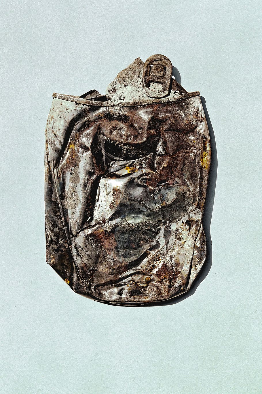 gray leather bag on gray surface, can, weathered, rust, old, retro HD wallpaper