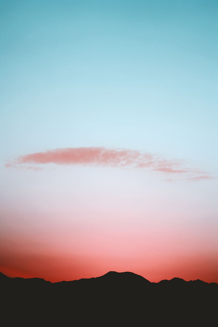 pink and blue sky, tranquil scene, sunset, beauty in nature, tranquility HD wallpaper