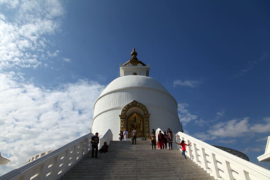 nepal, pokhara, architecture, built structure, sky, building exterior HD wallpaper