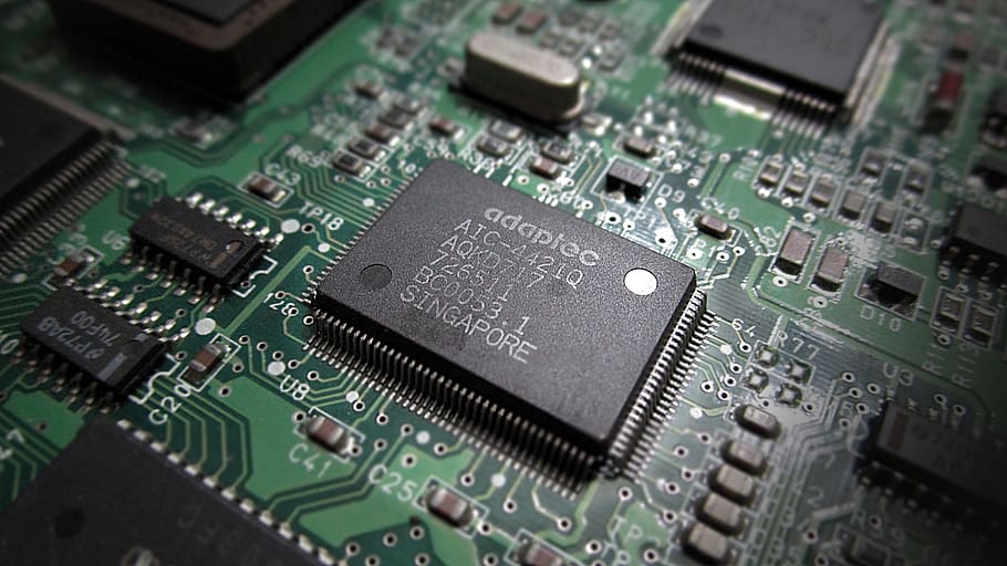 circuit, electronics, technology, chip, circuit board, computer chip HD wallpaper
