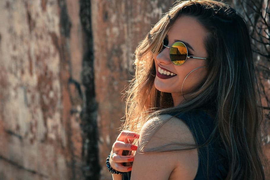 brazil, cianorte, glasses, long hair, sunglasses, fashion, one person HD wallpaper