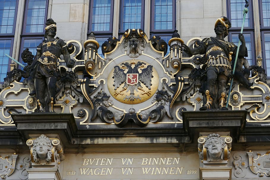 bremen, hanseatic city, market, facade, historically, historic center, HD wallpaper