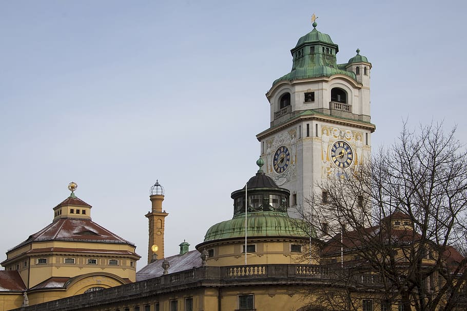 tower, church, construction, architecture, old, building, urban HD wallpaper