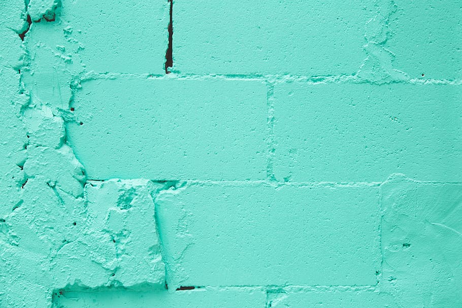 Teal Brick Texture Photo, Urban Life, Textures, Walls, Pattern HD wallpaper