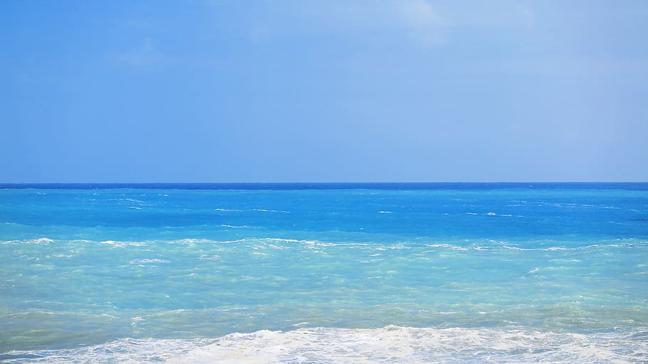 HD wallpaper: japan, kumano, ocean, sea, blue, aqua, water, horizon ...