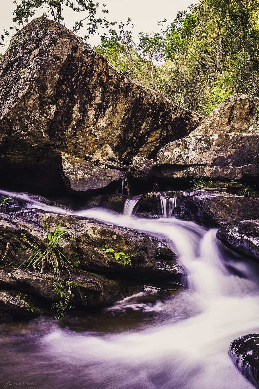 brazil, cachoeira do chiador, long exposure, exploration, water, HD wallpaper