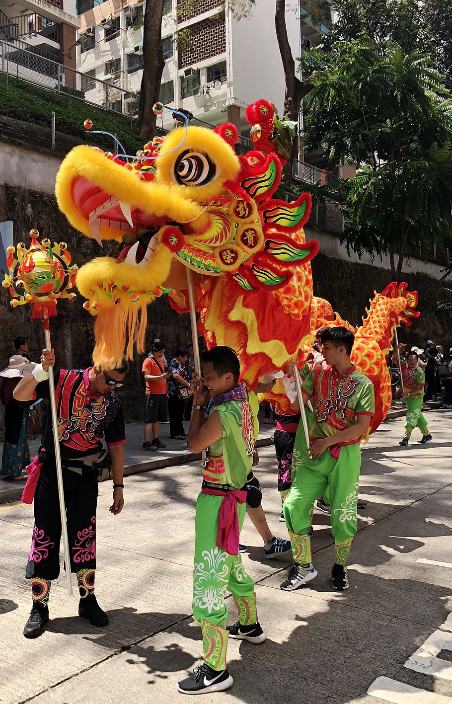 dragon dance, lion dance, hand made, culture, festival, tradition, HD wallpaper