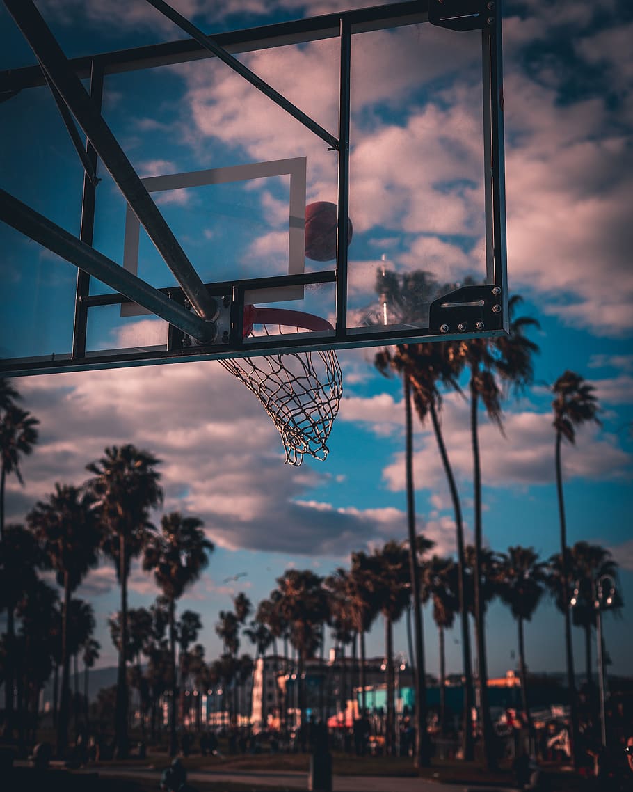 HD wallpaper: Shooting Ball, basketball, Basketball Hoop, building, california | Wallpaper Flare