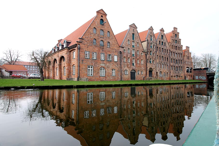 lübeck, mecklenburg, landmark, historically, architecture, HD wallpaper