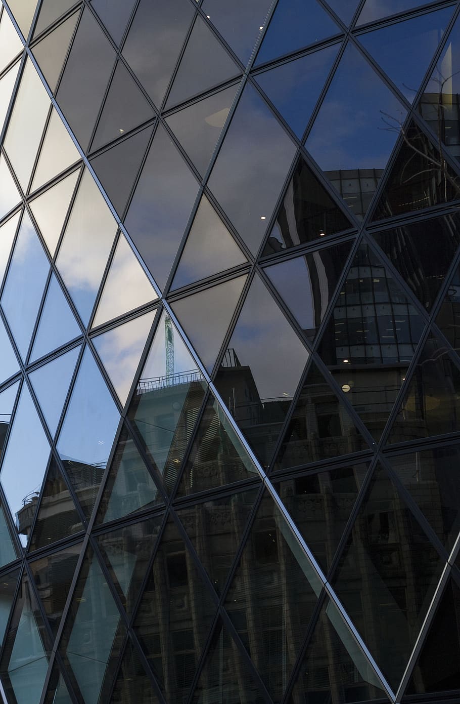 triangle, building, architecture, window, skylight, bridge HD wallpaper