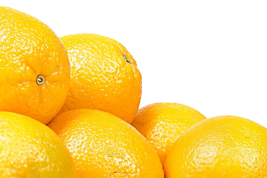 oranges, fruit, isolated, heap, ripe, diet, organic, yellow HD wallpaper
