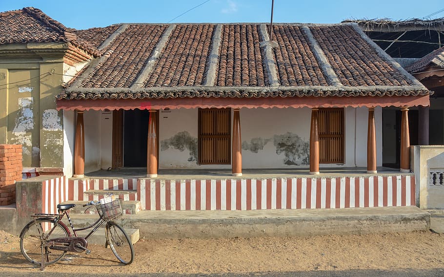 architecture, building exterior, built structure, bicycle, day HD wallpaper