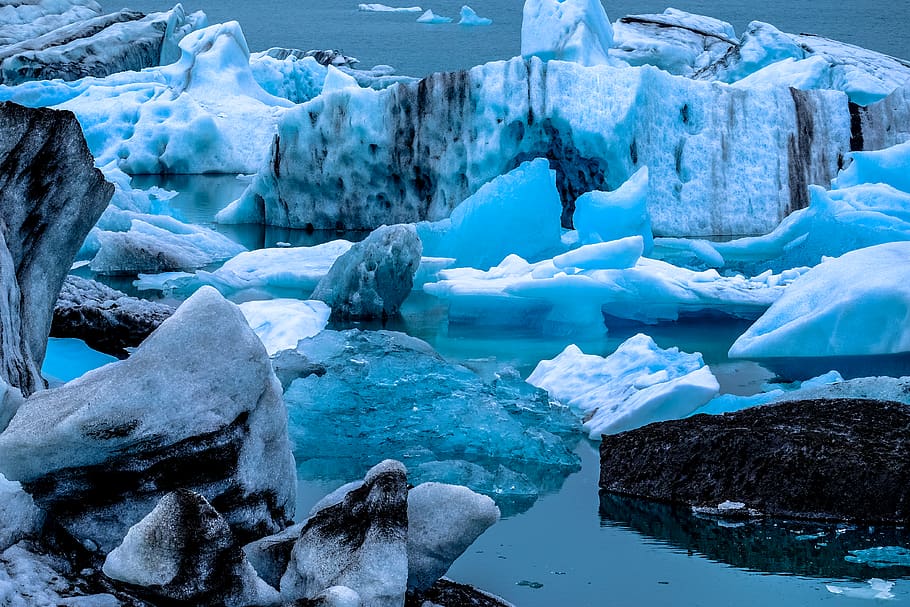 block on ices, nature, mountain, outdoors, snow, glacier, iceberg HD wallpaper