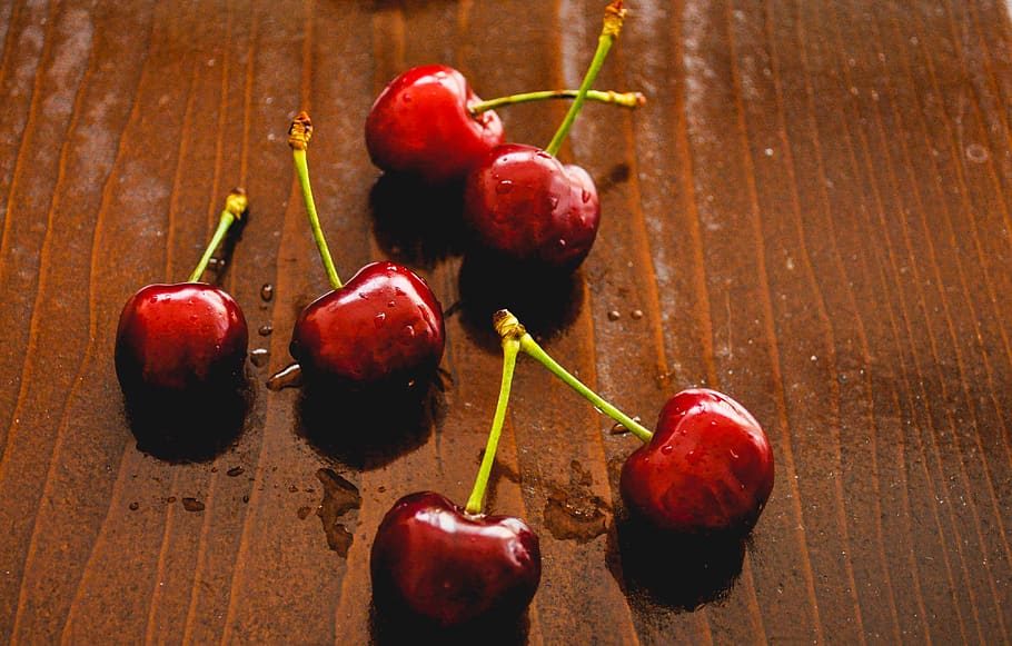 romania, cherries, red, fruit, summer, color, brown, dark red HD wallpaper