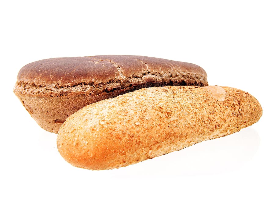 bread, loaf, white, isolated, object, bakery, baked, food, flour HD wallpaper